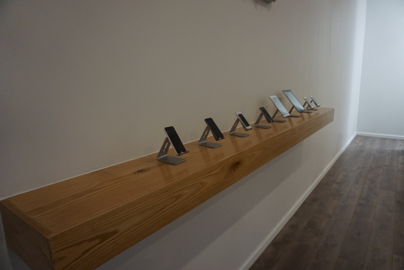 Smartphones and tablets on display at REViVE